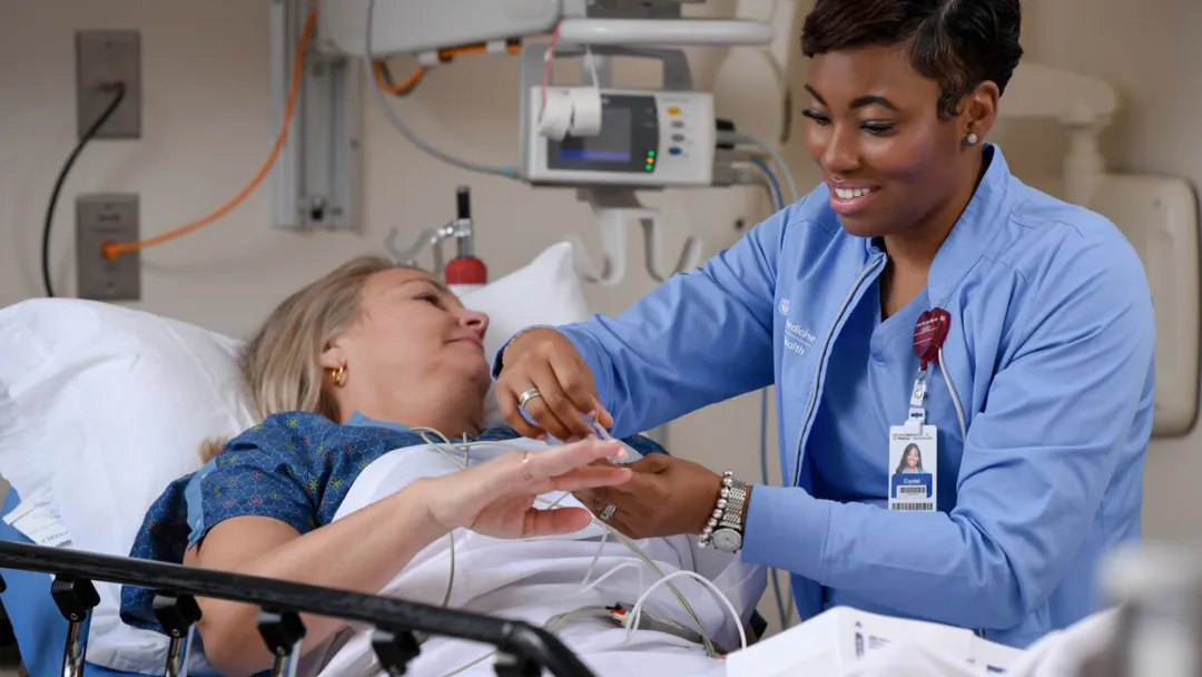 Nurse Helping Patient in ER